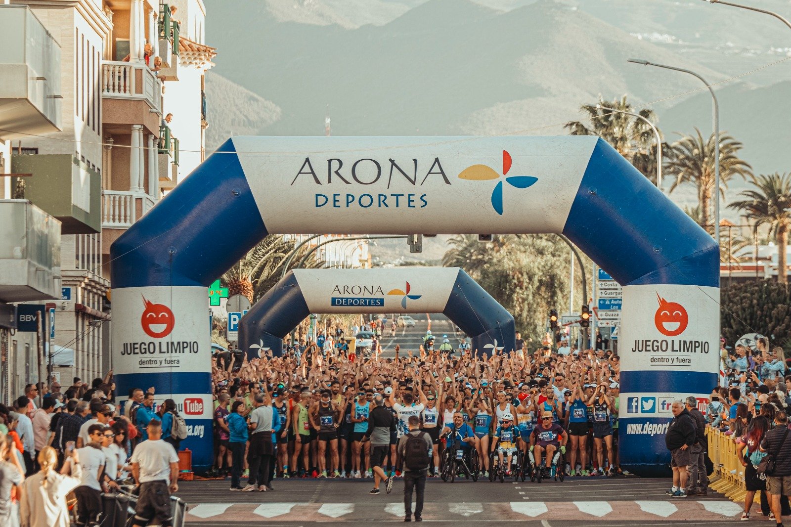 Una edición pasada del Medio Maratón de Las Galletas (CEDIDA)