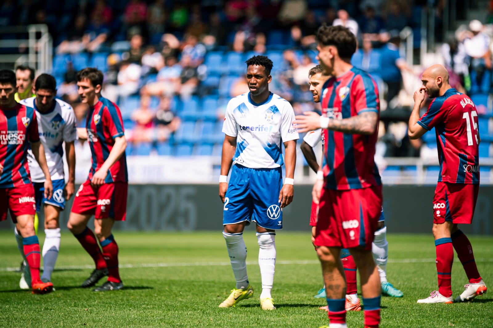 Landázuri, en su debut en el Heliodoro (CD TENERIFE/SAN ACOSTA).
