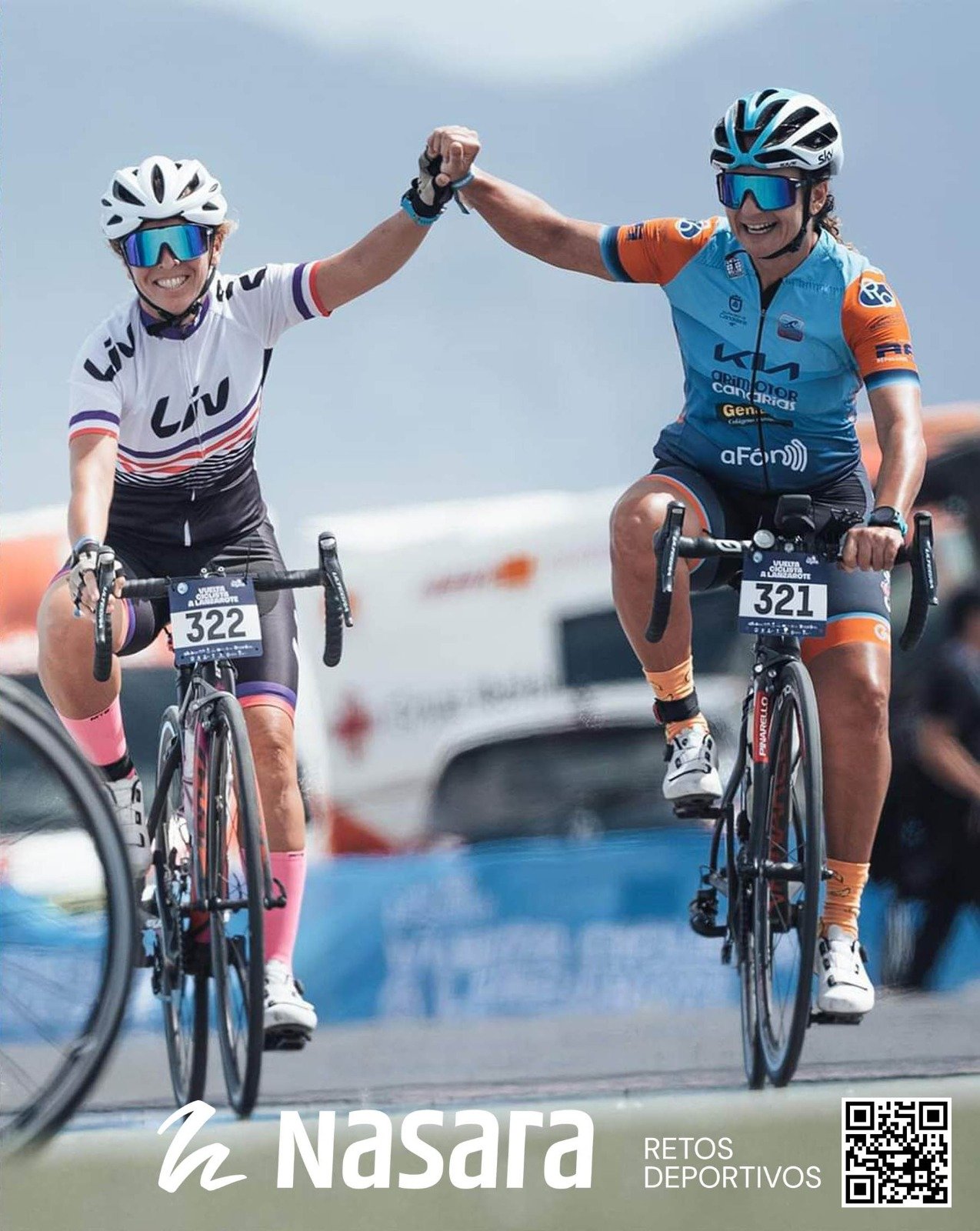 Marta y Silvia, participantes del Reto "Vadebicis" (CEDIDA).