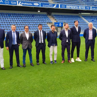 La nueva plana mayor del CD Tenerife (DEPORPRESS)