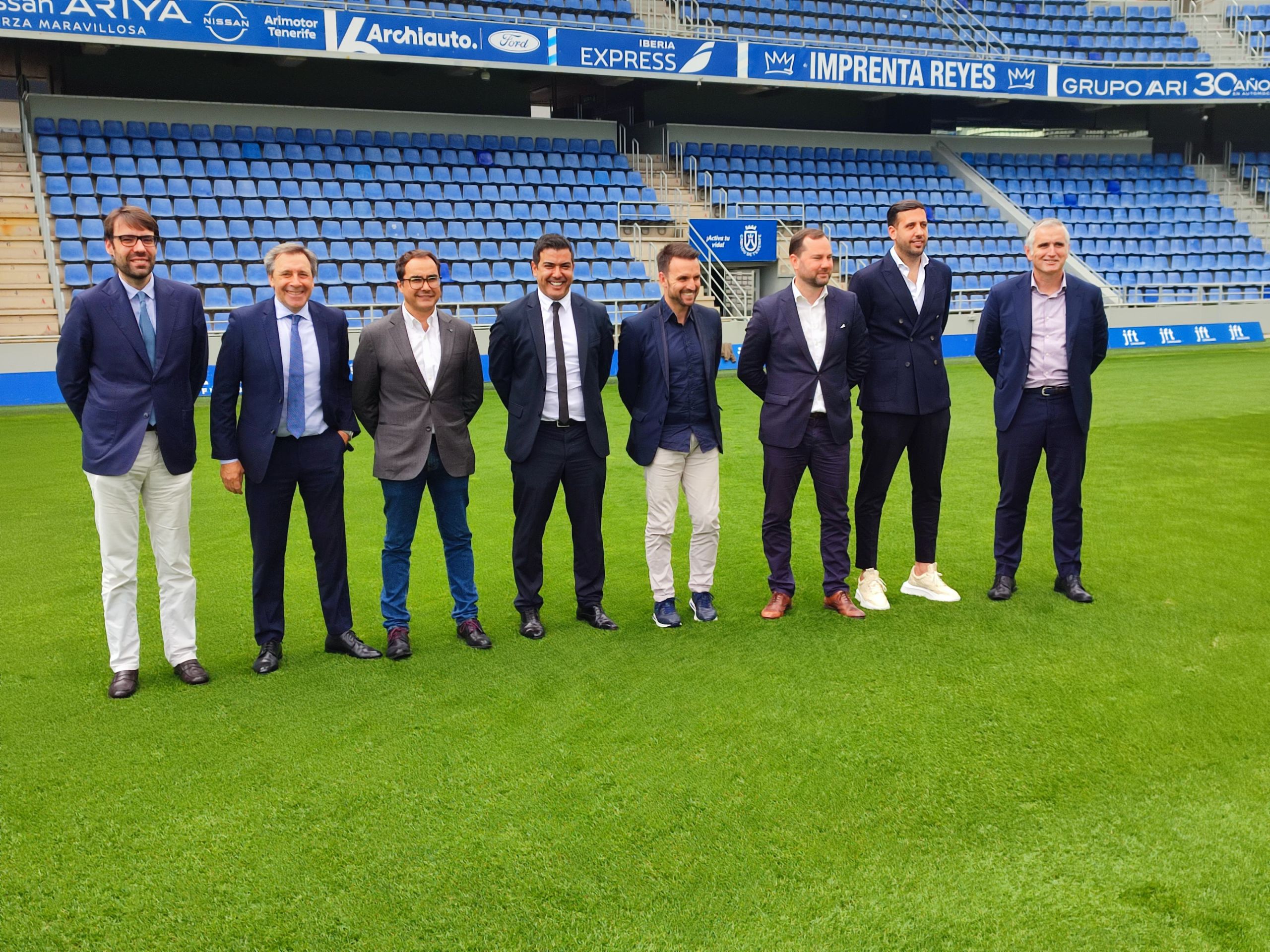 La nueva plana mayor del CD Tenerife (DEPORPRESS)