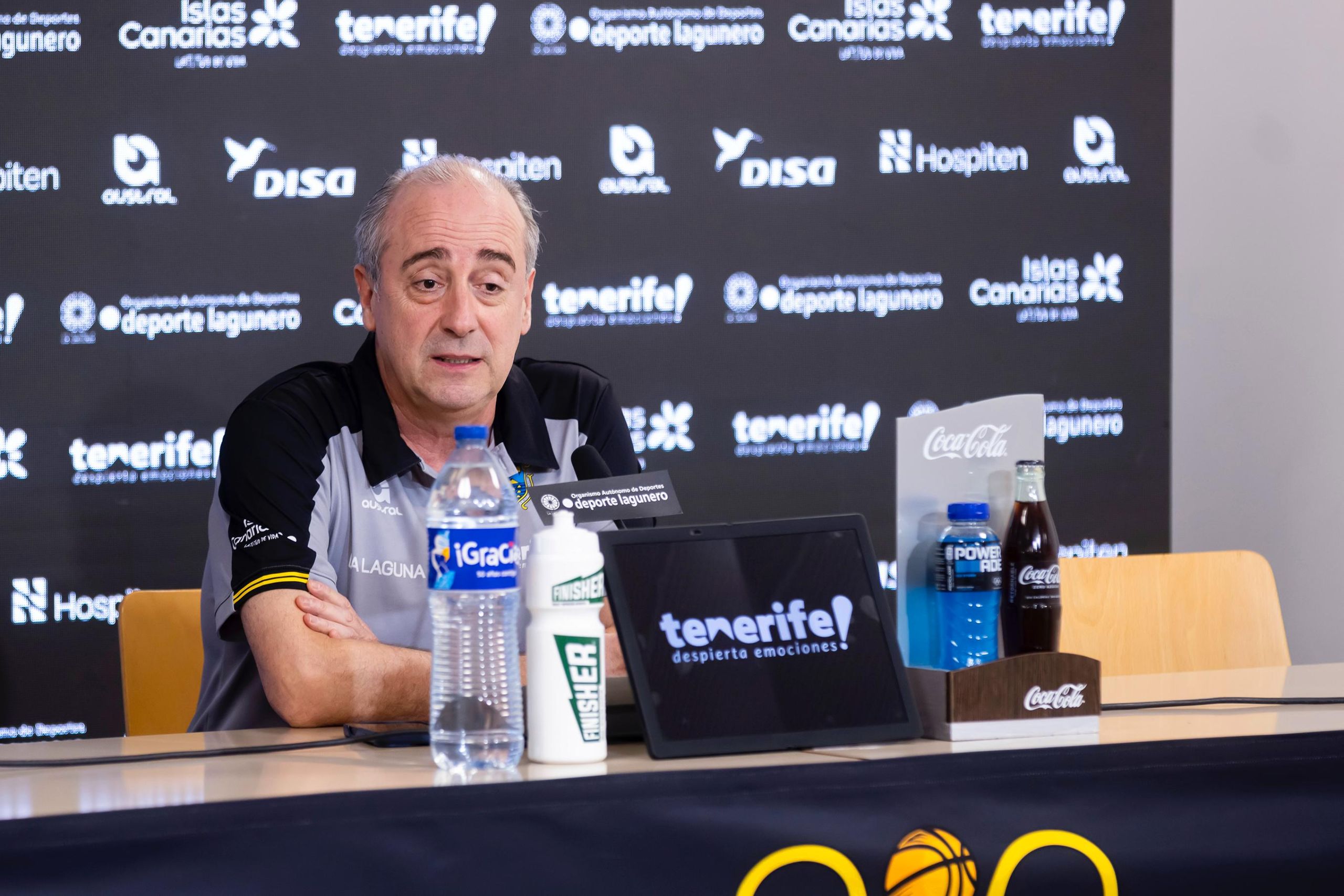 Txus Vidorreta en sala de prensa (CB CANARIAS)