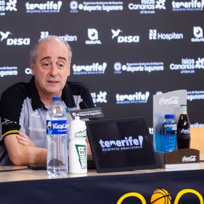 Txus Vidorreta en sala de prensa (CB CANARIAS)