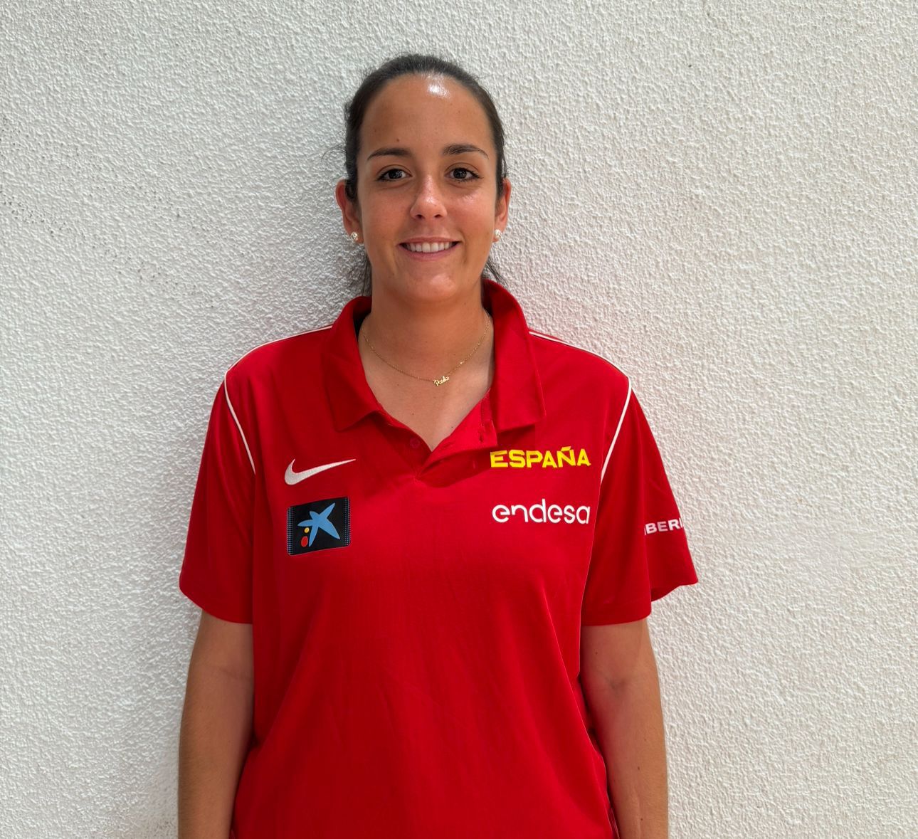 Paula Sánchez con el polo nacional (CEDIDA)