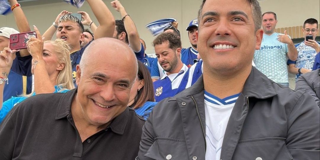 Rayco García en la grada del Estadio Alfredo Di Stéfano (CEDIDA)