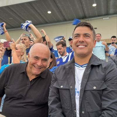 Rayco García en la grada del Estadio Alfredo Di Stéfano (CEDIDA)