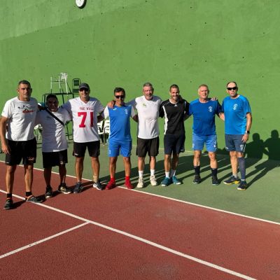 El equipo de veteranos +35. (CÍRCULO DE AMISTAD XII DE ENERO)