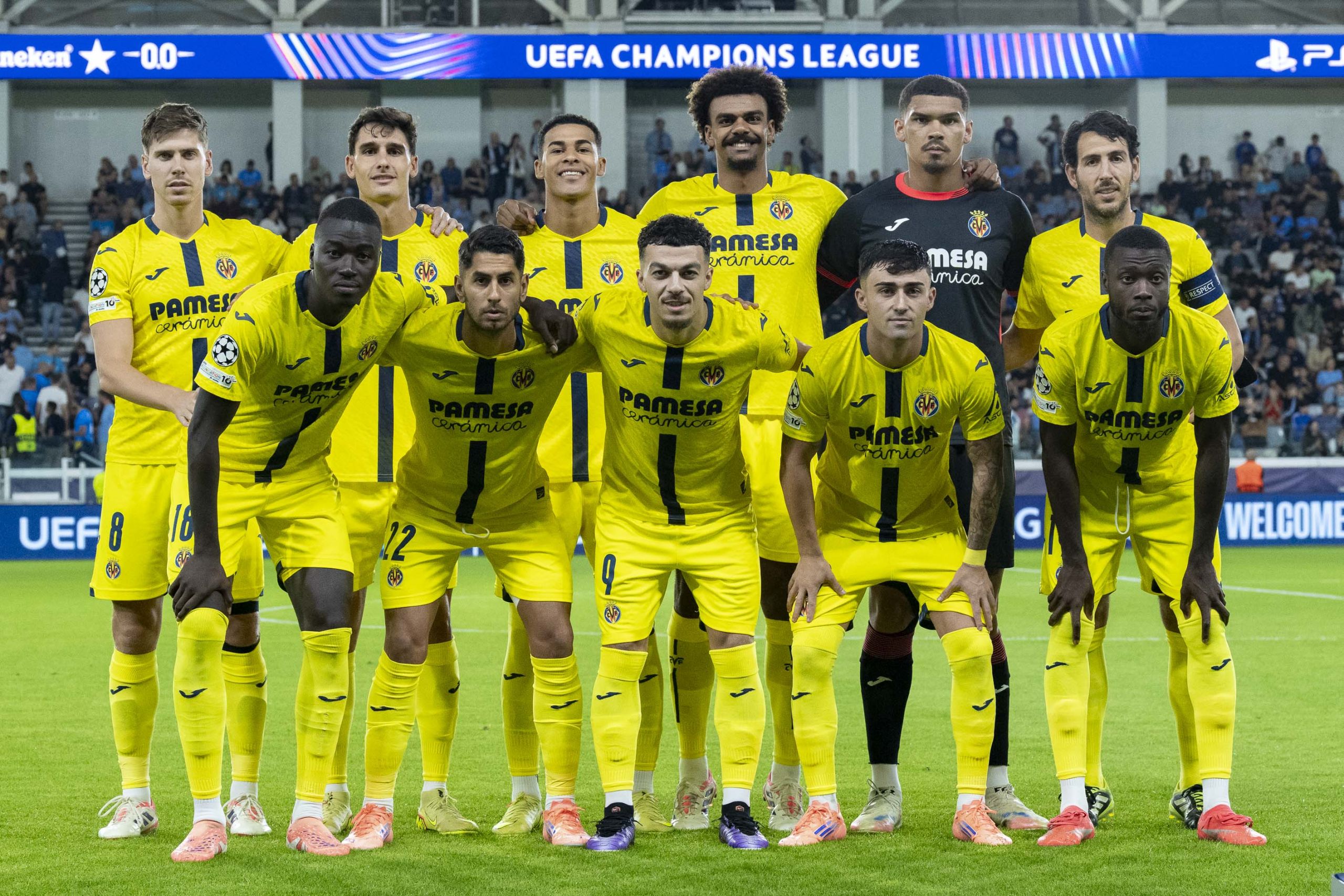 XI del Villarreal ante el Pafos (@VILLARREALCF).