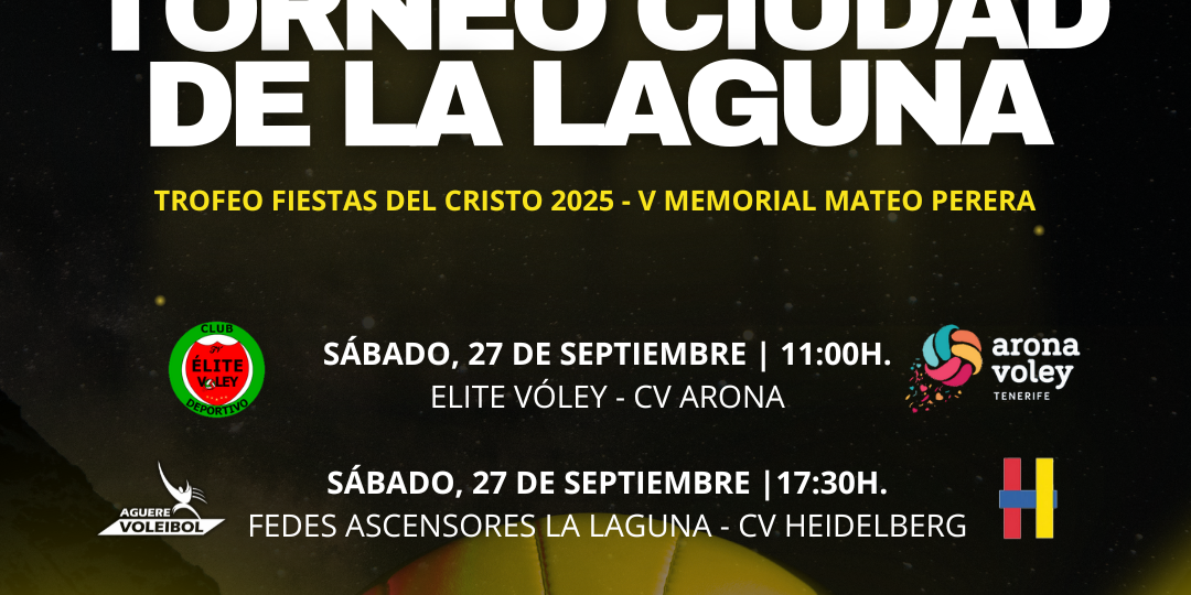 Cartel del XXXIV Torneo Ciudad La Laguna (CEDIDA)