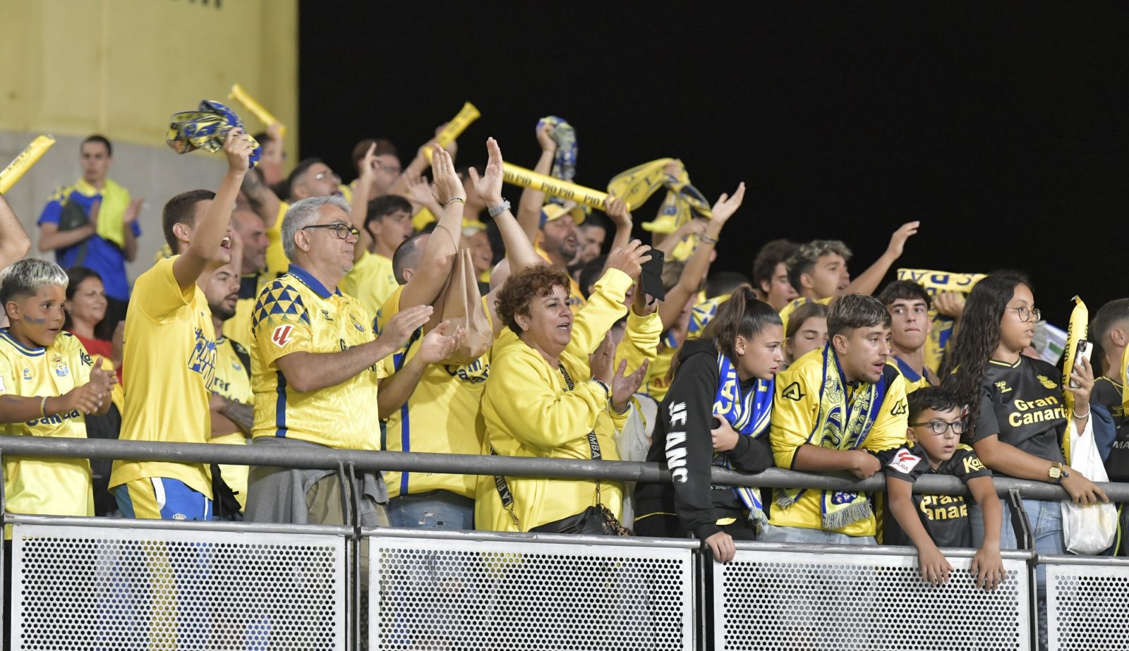 Aficionados de la UD Las Palmas (TINTAAMARILLA.ES).