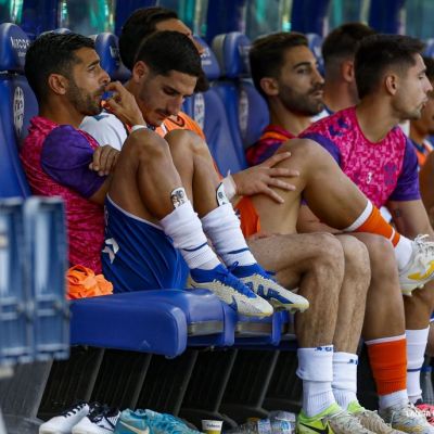 Bodiger en el banquillo del Heliodoro (LaLiga)