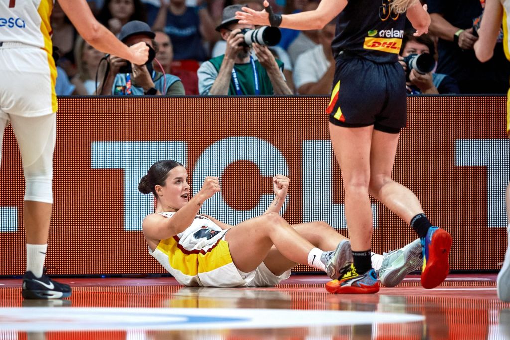 Elena Buenavida en la final del Eurobasket (FIBA)