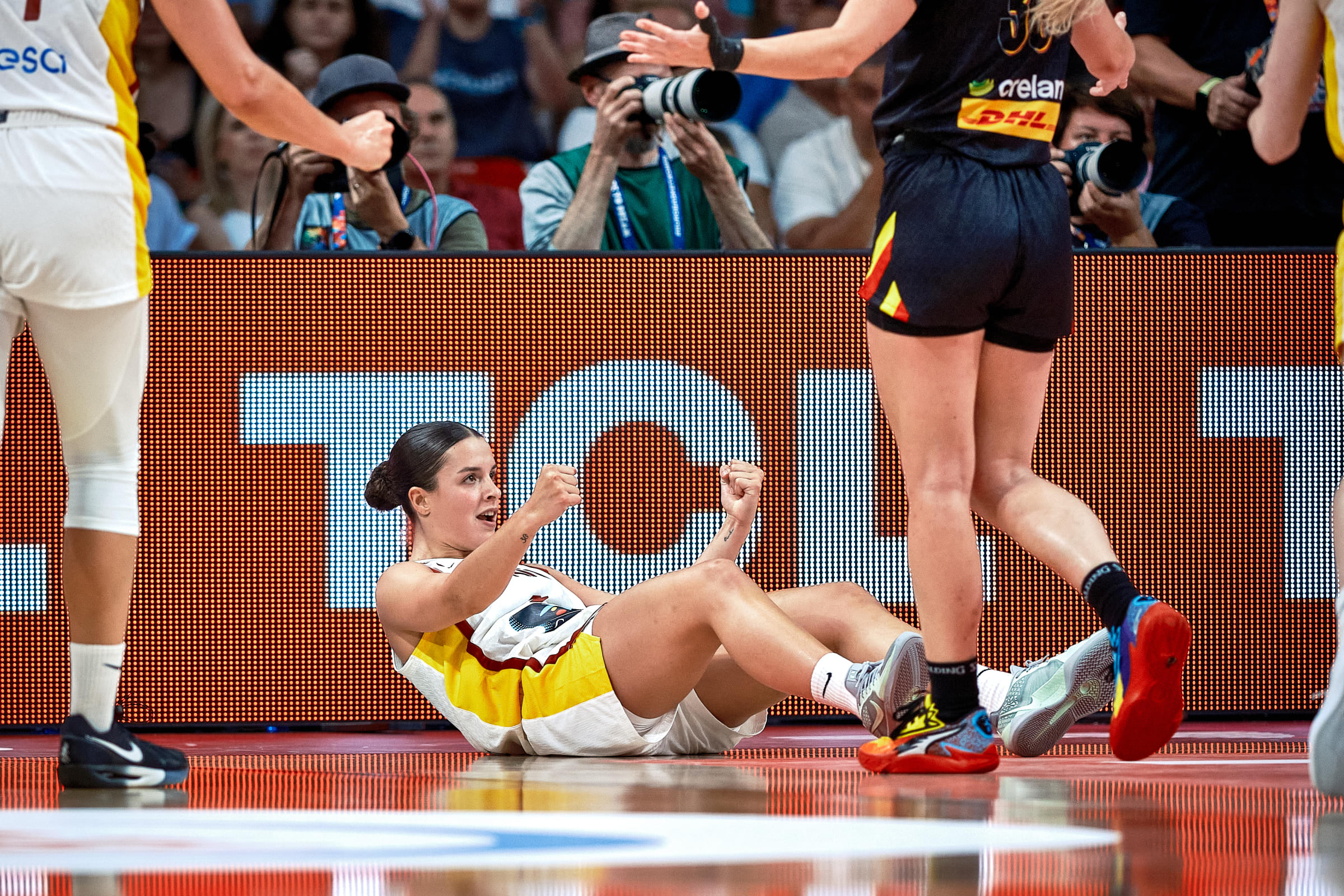 Elena Buenavida en la final del Eurobasket (FIBA)