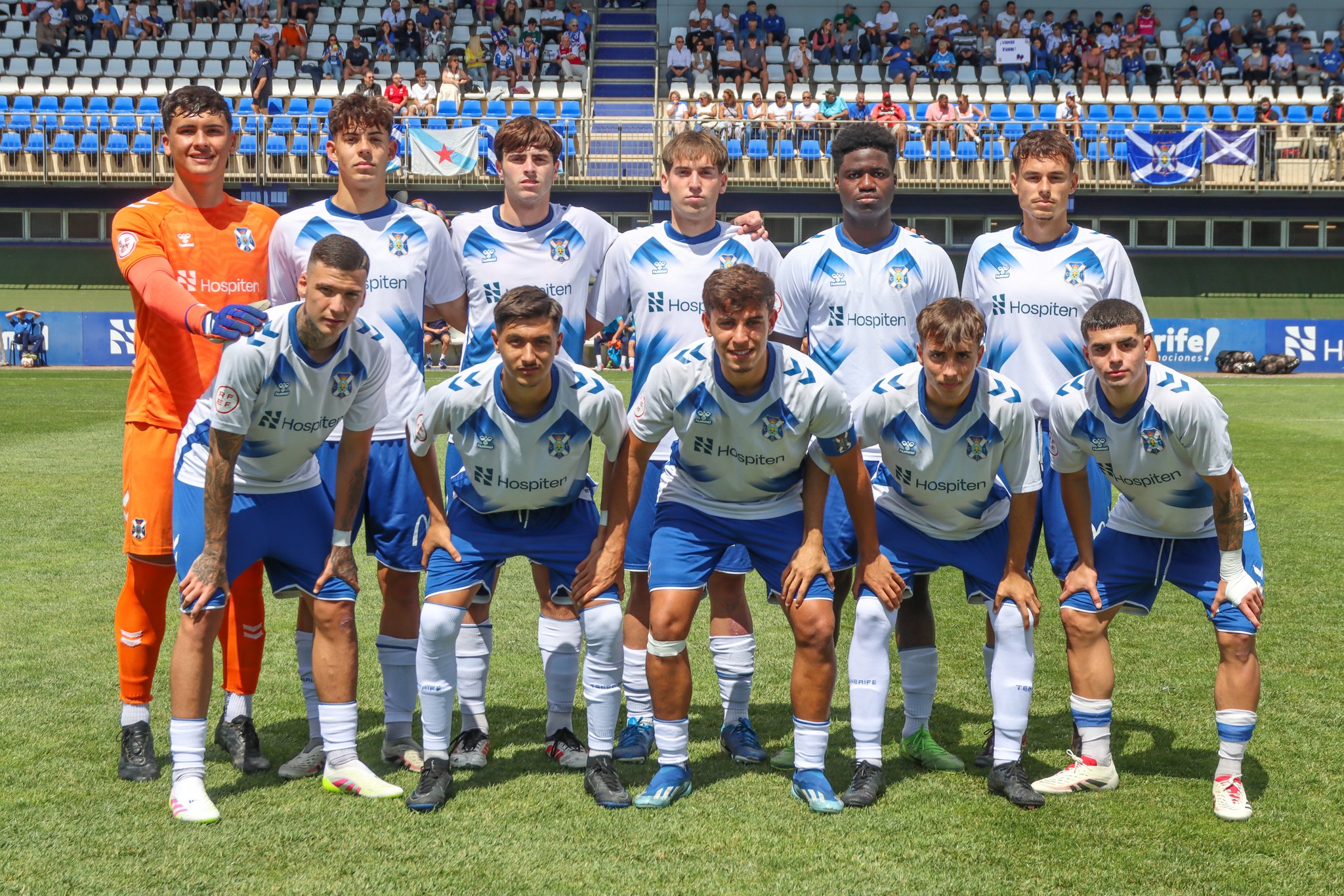 Once del Juvenil en la Copa de Campeones (CD TENERIFE).