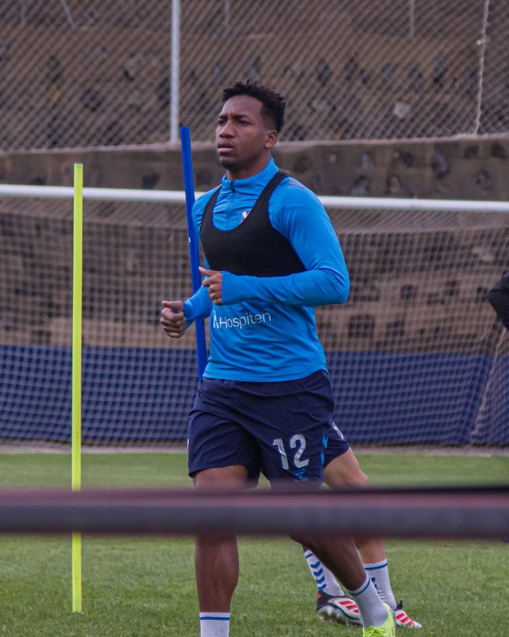 Landázuri durante un entrenamiento (CD Tenerife)
