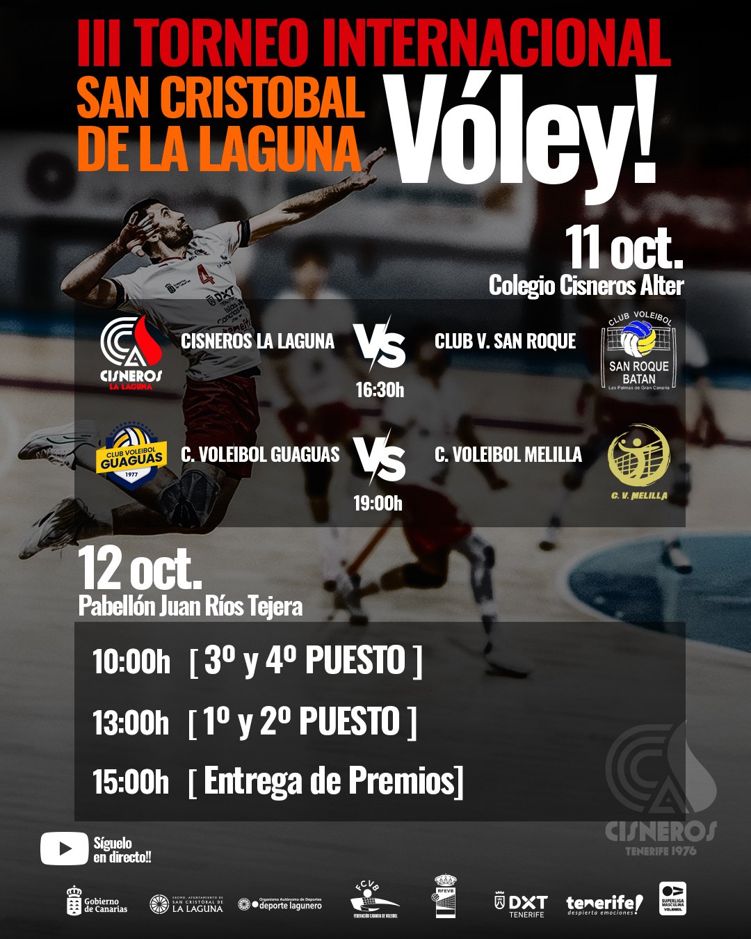 Cartel Torneo Cisneros La Laguna (CEDIDA)