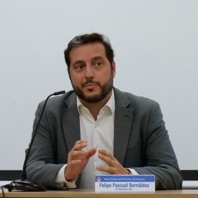 Una imagen del presidente de la Federación (Foto: RFEVB)|bannercopareina