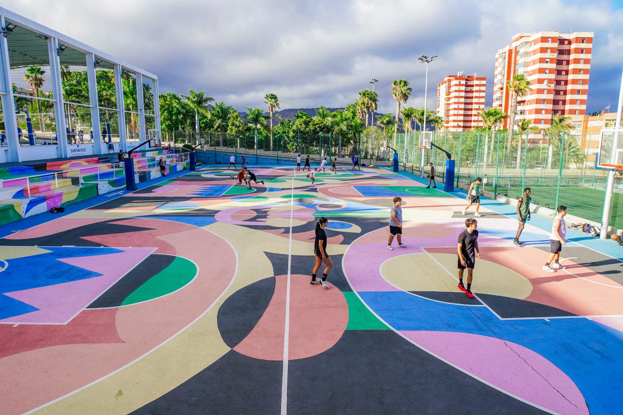 Instalación deportiva en Las Delicias (AYTO. SANTA CRUZ)