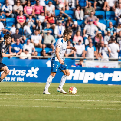 Aitor Sanz en el Heliodoro ante el Madrid Castilla (CD TENERIFE)