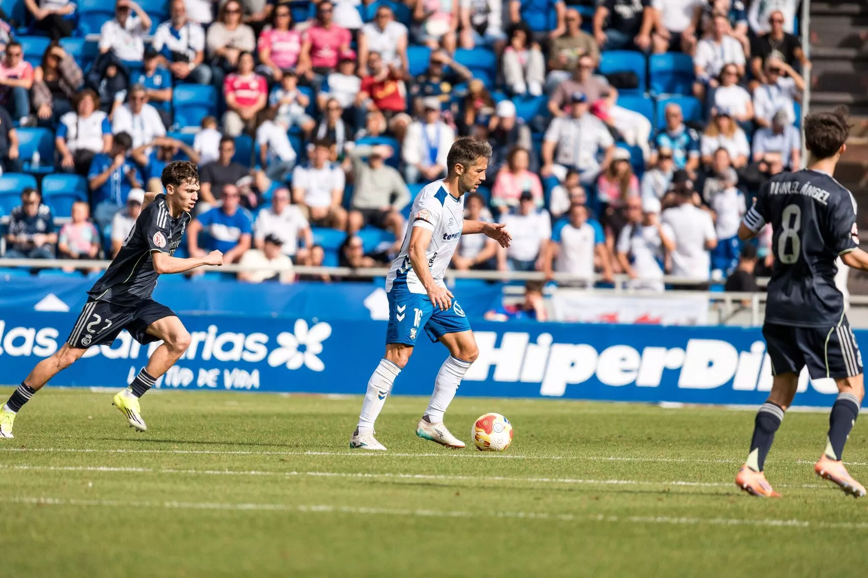 Aitor Sanz en el Heliodoro ante el Madrid Castilla (CD TENERIFE)
