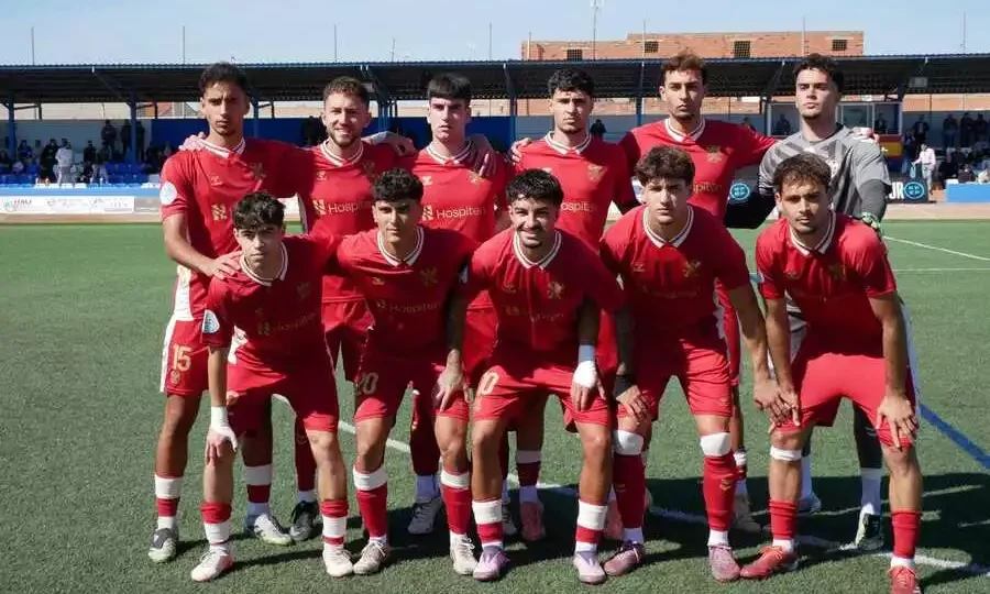Alineación del filial blanquiazul ante el Yugo UD Socuéllamos (CD TENERIFE)