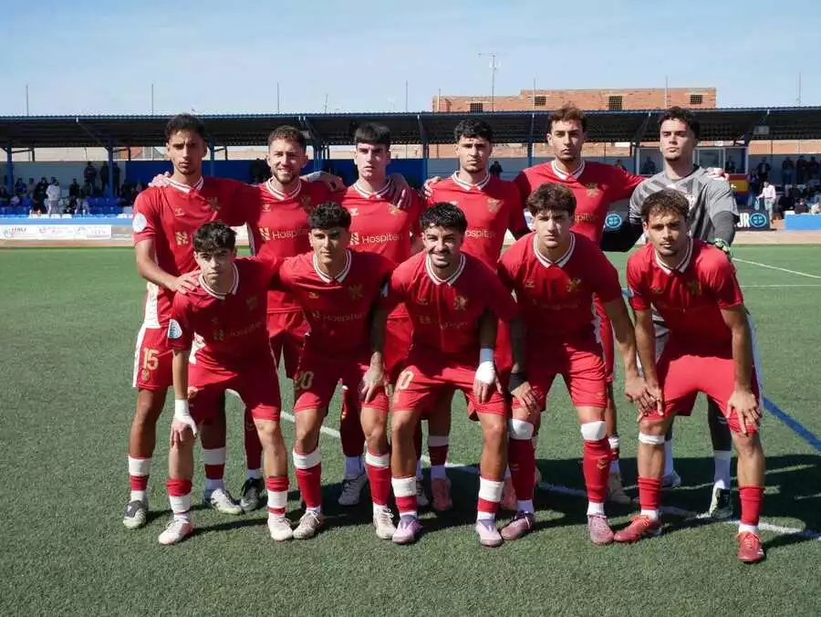 Alineación del filial blanquiazul ante el Yugo UD Socuéllamos (CD TENERIFE)