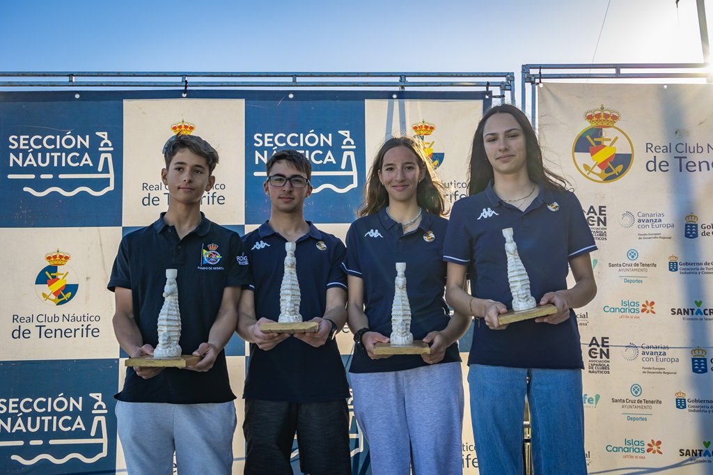 Ganadores de la Copa de Canarias ILCA 4 (CEDIDA).