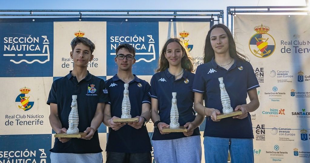 Ganadores de la Copa de Canarias ILCA 4 (CEDIDA).