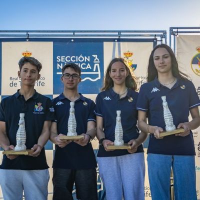 Ganadores de la Copa de Canarias ILCA 4 (CEDIDA).