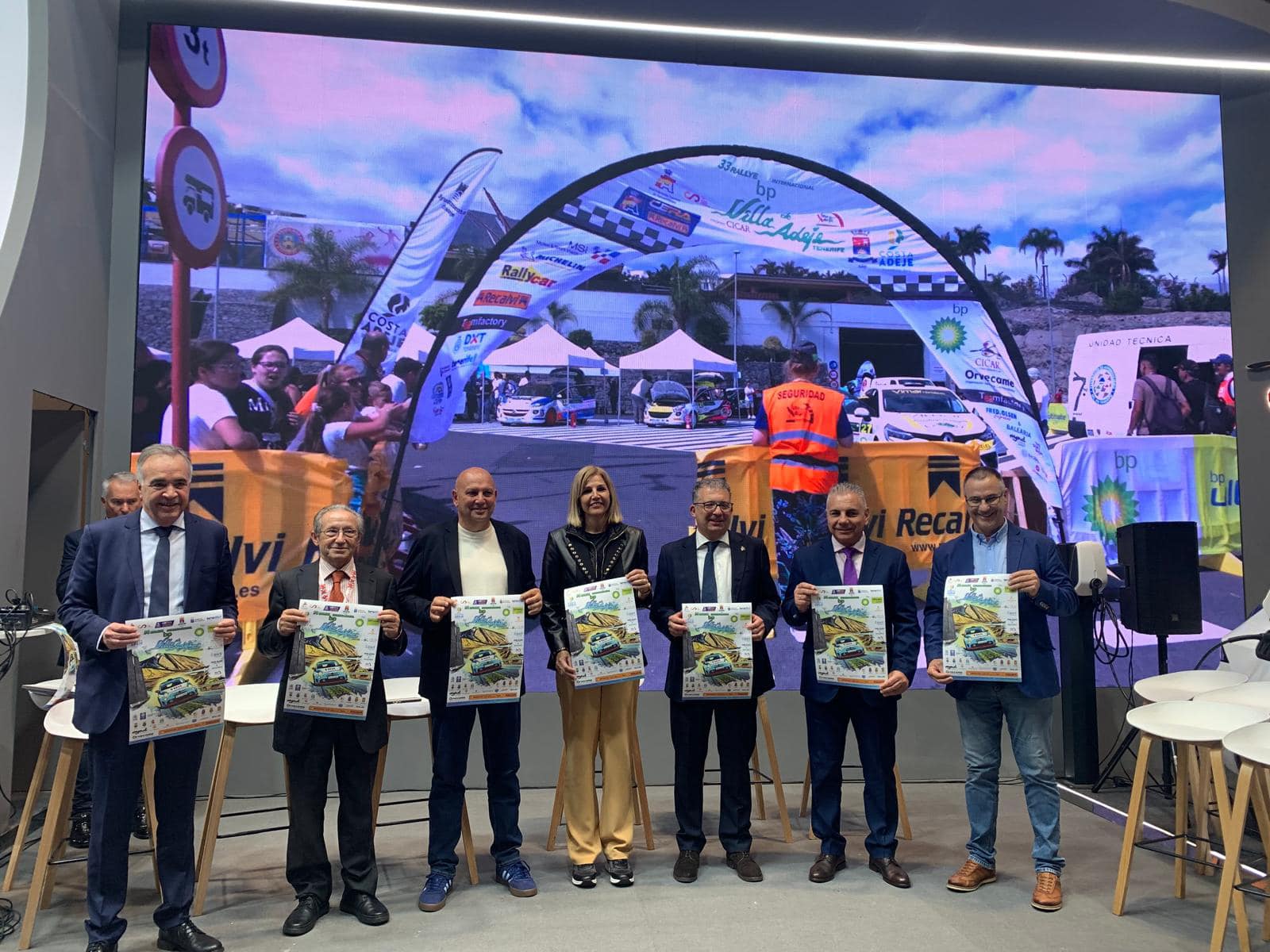 El Rallye Villa de Adeje Tenerife Trofeo CICAR continúa fiel a su cita con Fitur.