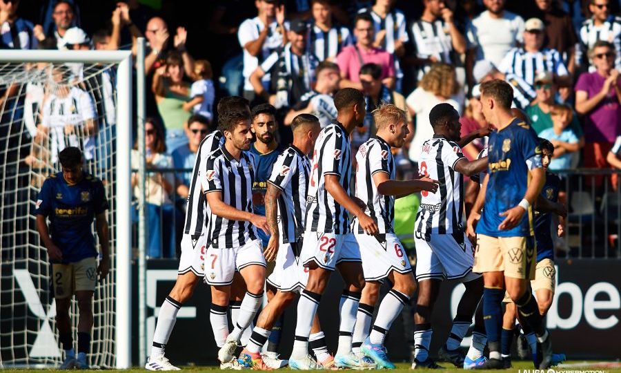 El Castellón celebra uno de los goles marcados al Tenerife (LALIGA).