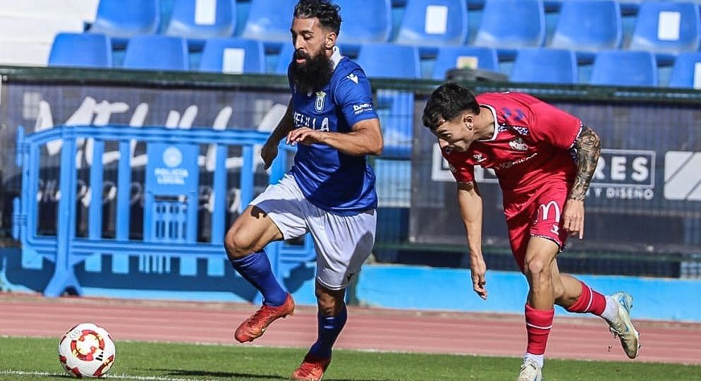 Acción del partido del filial blanquiazul (@UDMelilla)