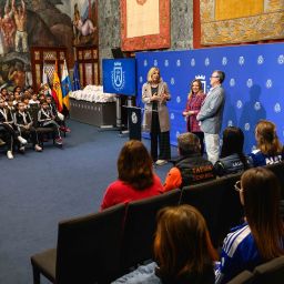 Un momento de la recepción. (CEDIDA)