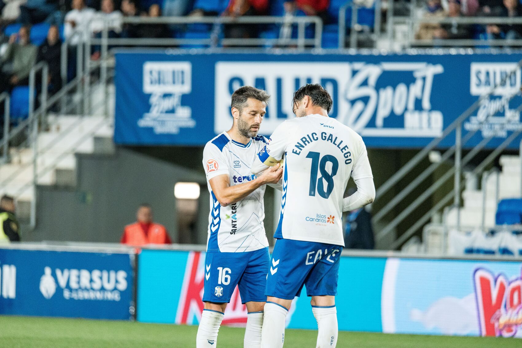Aitor Sanz y Enric Gallego (CD TENERIFE).