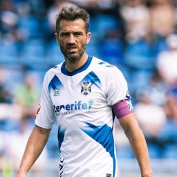 Aitor Sanz ante el Huesca (CD Tenerife / San Acosta)