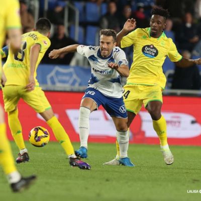 Aitor Sanz durante el Tenerife- Deportivo (LA LIGA)