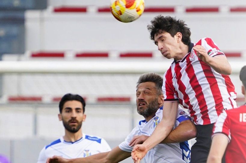 Aitor Sanz en el Bilbao Athletic- Tenerife (ATHLETIC CLUB)