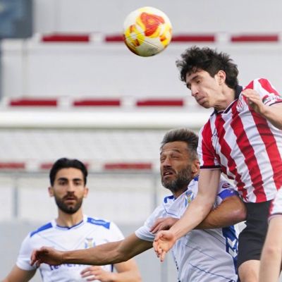 Aitor Sanz en el Bilbao Athletic- Tenerife (ATHLETIC CLUB)