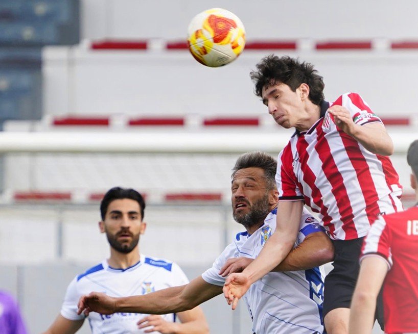 Aitor Sanz en el Bilbao Athletic- Tenerife (ATHLETIC CLUB)