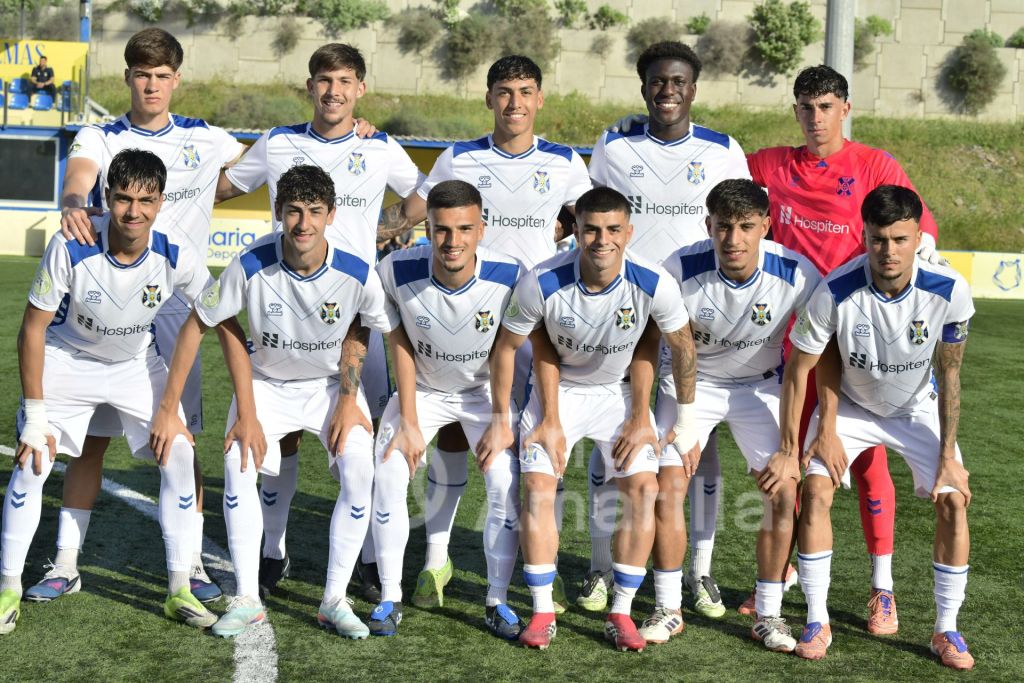 Alineación del Tenerife C en el derbi contra Las Palmas C (TINTAAMARILLAES)