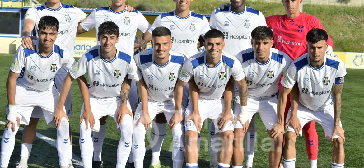 Alineación del Tenerife C en el derbi contra Las Palmas C (TINTAAMARILLAES)