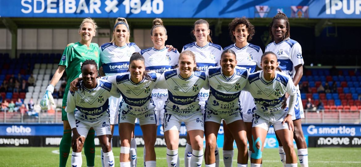 Alineación del Tenerife en Ébar (CD TENERIFE FEMENINO)