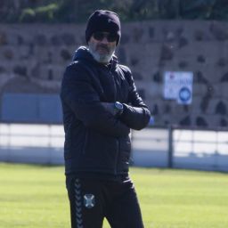 Álvaro Cervera durante un entrenamiento en la Ciudad Deportiva (@CDTOficial)