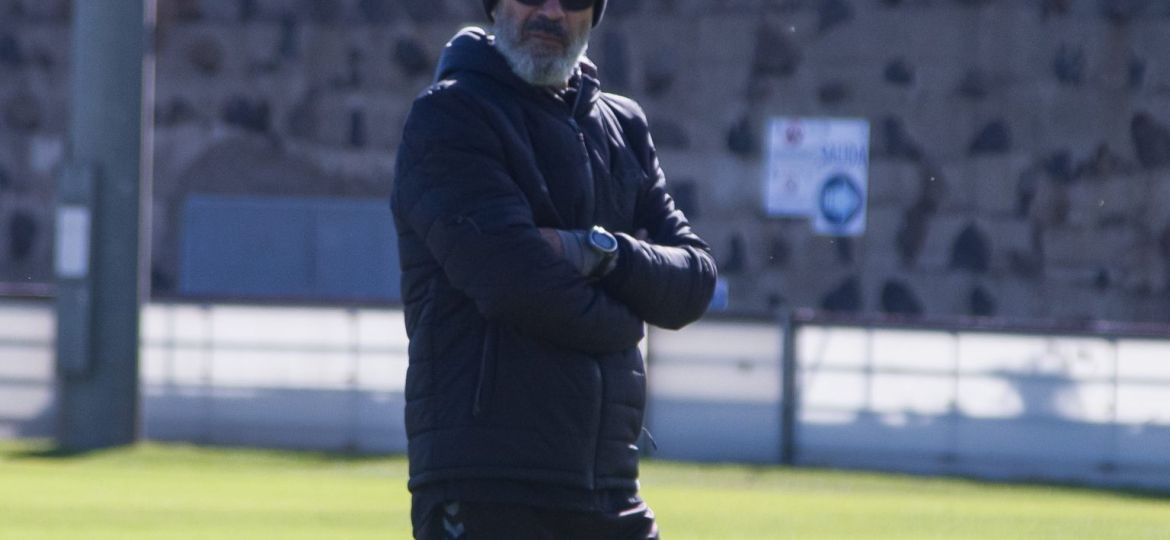 Álvaro Cervera durante un entrenamiento en la Ciudad Deportiva (@CDTOficial)