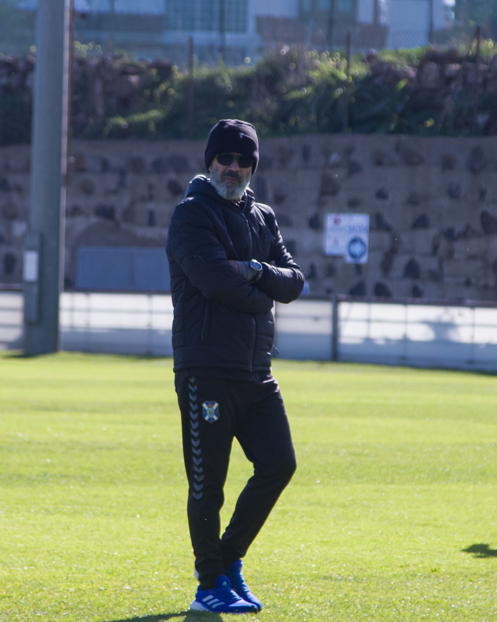 Álvaro Cervera durante un entrenamiento en la Ciudad Deportiva (@CDTOficial)