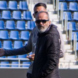 Álvaro Cervera en el Heliodoro durante un entrenamiento (@CDTOficial)|Álvaro Cervera en el Heliodoro durante un entrenamiento (@CDTOficial)