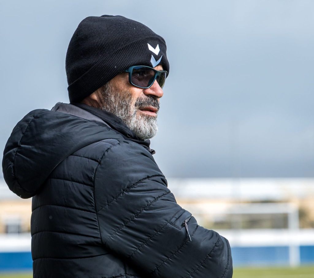 Álvaro Cervera en un entrenamiento (CD Tenerife)