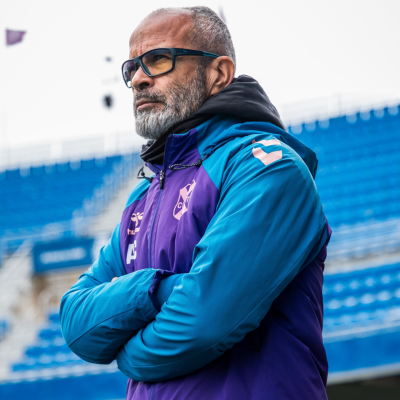 Álvaro Cervera en uno de los entrenamientos del primer equipo (CD Tenerife))