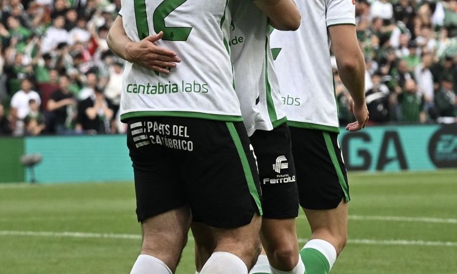 Andrés Martín celebra uno de los goles (LALIGA).