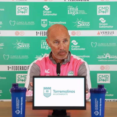 Antonio Calderón en rueda de prensa (JUVENTUD TORREMOLINOS)